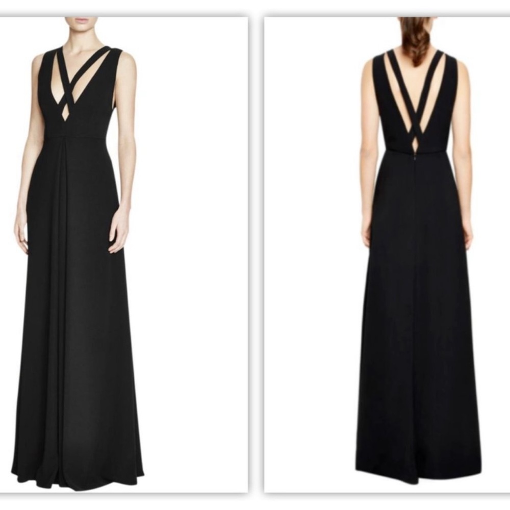 Jill Stuart Black Criss Cross dress with pockets. Size 2